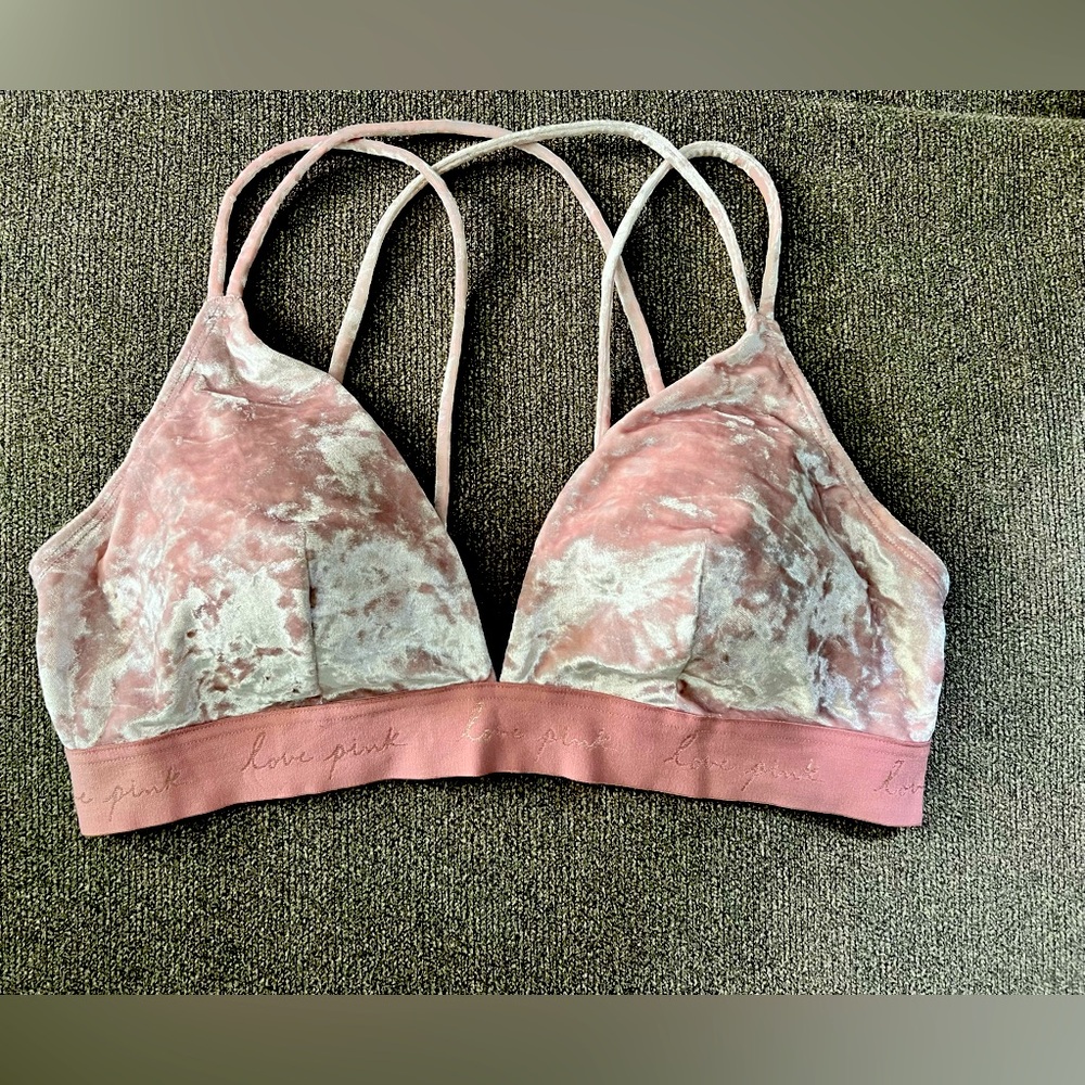 Victoria secret PINK velvet bralette